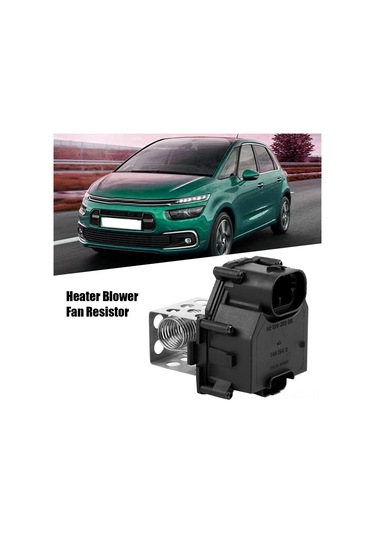 Reedark Citroën Blower Motor Dirayeti 9649247680 - Berlingo, C1, C4, Xsara Picasso Uyumlu - Hız Kontrolü, Isınma Sorunları Tamiri - Aluminyum+abs Malzeme