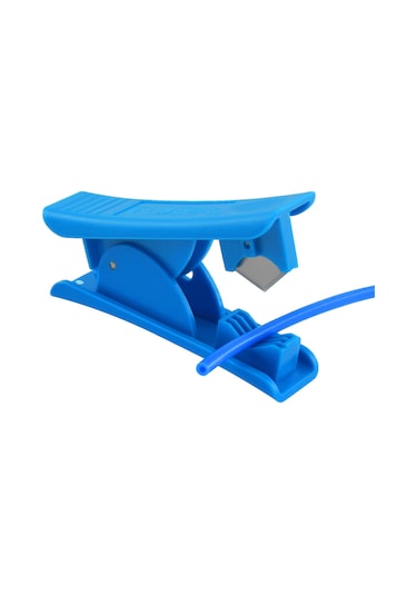 Monyee 3d Yazıcı Parçaları: 2m Mavi Ptfe Boru 4mm 2mm + Kesme Kılıfı + 2 Adet Pc4-m6 Ve 2 Adet Pc4-m10 Bağlantı Elemanı Seti