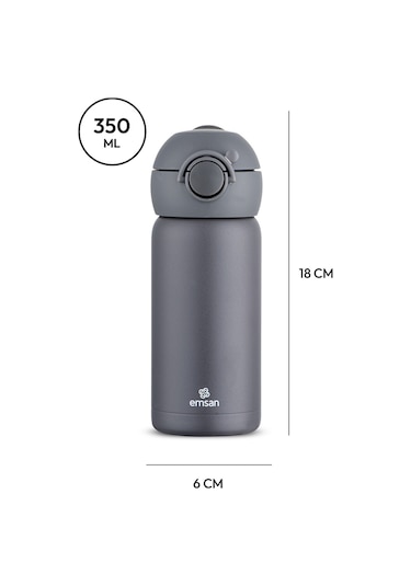 Emsan Terry Termos Gri 350 Ml Gri