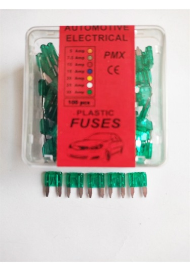 Replax 30 Amper Mini Yassı Bıçak Japon Sigorta 100'lü Paket