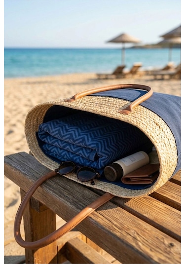 Indigo Peak Lacivert Plaj Havlusu 70 X 150 Cm Lacivert