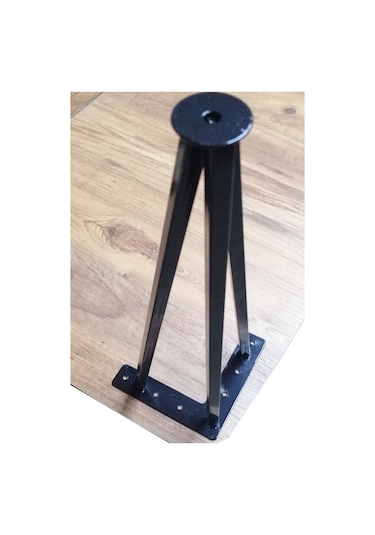 Metal Boru Ayak Kütük Masa Dresuar Kaşıklık Kitaplık Orta Sehpa Zigon Ayağı 40 Cm 2 Adet