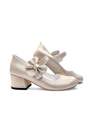 Beebron Ortopedik Topuklu Abiye Kız Çocuk Ayakkabı Starry Series Abiayk2401 Altın Altın