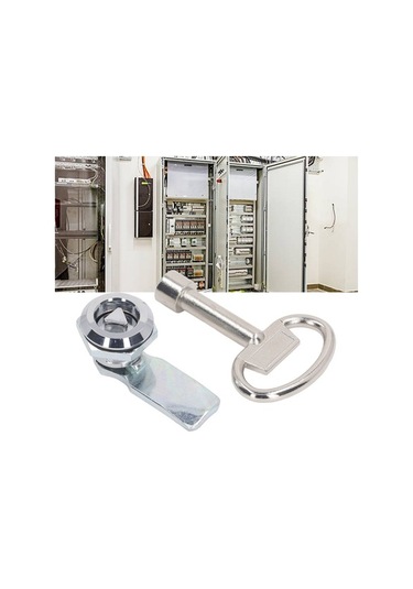 Tongxida Dayanıklı Çinko Kilit Seti - Gümüş Kaplama, Anahtarlı