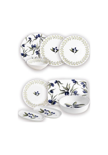 The Mia Olivos 6 Kişilik Yemek Takımı 31 Parça Set 2 Çok Renkli