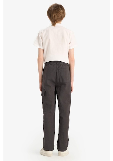 DeFacto Erkek Çocuk Standart Paça Keten Karışımlı Pantolon D7688A825SPAR161