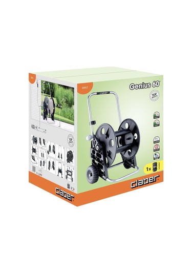 Claber 8862 Genius 60 Hortum Makarası