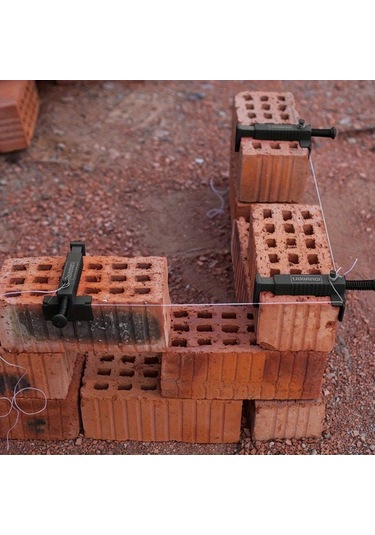 Hightower Siyah 2li Paslanmaz Çelik Plastik Tuğla Düzeleme Aparatı 3.5x4.7 Inch Kaymaz