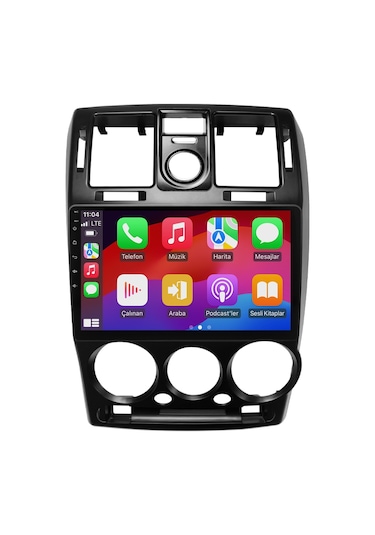 Hyundai Getz Android Multimedya Sistemi 2004-2011 4gb Ram, 64gb Hafıza, Bluetooth, Carplay & Android Auto Kamera  9"