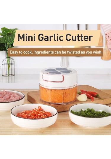 Cbtx Ev Çok Fonksiyonlu Mutfak Sarımsak Cihazı Manuel Çekme Vurma Sarımsak Rastgele Renk Teslimatı