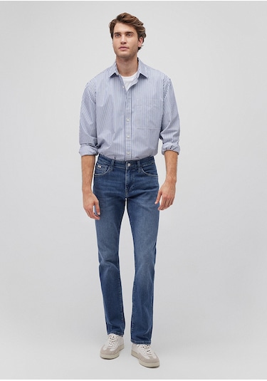 Mavi - Martin Premium Blue Gölgeli Koyu Mavi Jean Pantolon 0037888221 Gece Mavisi