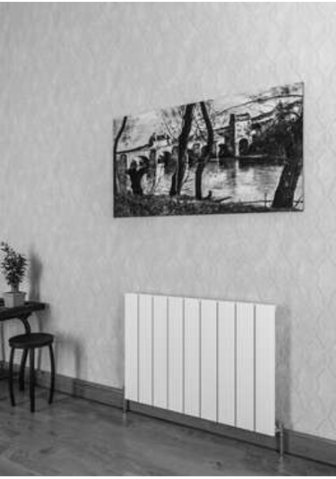 Warma Drama Yatay Alüminyum Radyatör 850x600 Pütürlü Antrasit 7946