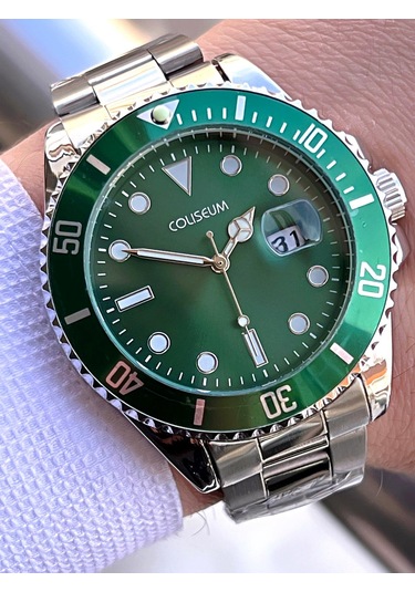 Coliseum Çelik Kordon Takvimli Kadran Kutulu Seri Erkek Kol Saati Ft.aas.ı015