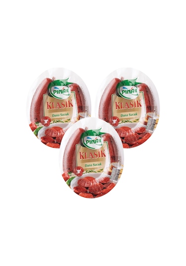 Pınar Klasik Dana Sucuk 180 Gr X 3 Adet