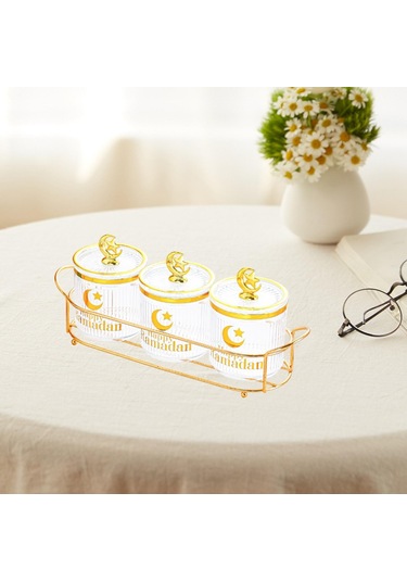 Suntek Şeker Kavanozları Düğün Dekoru Ile Mutfak Tatili Şeffaf