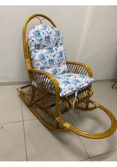 Klasbambumobilya Bambu Sallanan Sandalye Tv Koltuğu Büyük