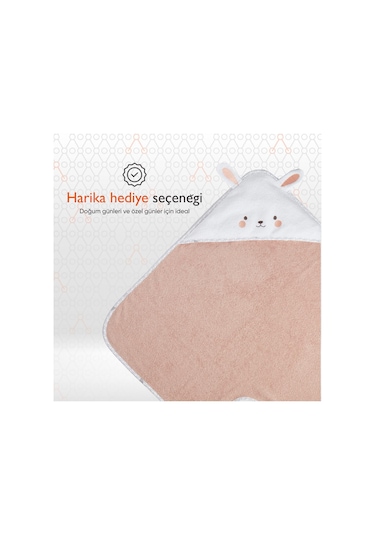 Gezenbebe Hero Kahraman Başlıklı Kundak Bebek Havlusu