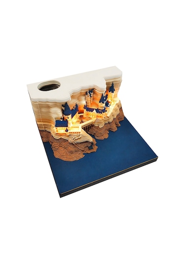 Kale 3d Defter 2024 Takvim Not Defteri Not Dekorasyonu