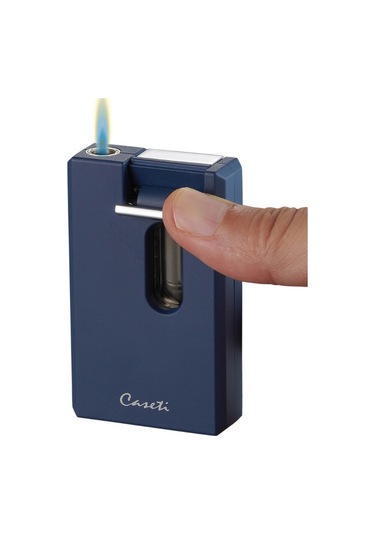 Tek Torch Pürmüz Mat Lacivert Dahili V Kesicili Puro Çakmağı