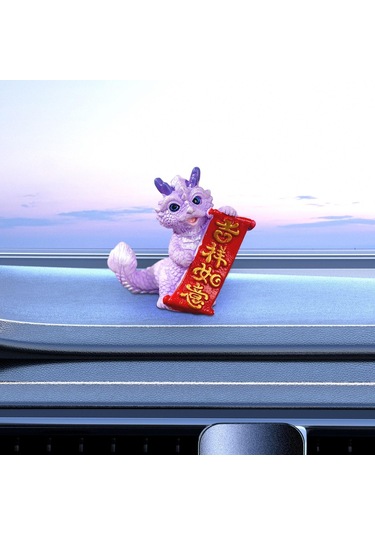 Homyl Çin Yeni Yılı Ejderha Heykeli Heykel Ev Oturma Stil-d