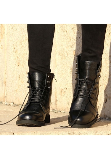 Burç 7016 Erkek Deri Postal Bot