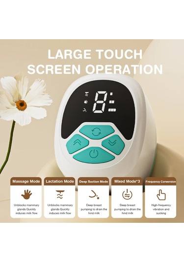 Taşınabilir Elektrikli Göğüs Pompası 180ml Şişe Elektrikli Süt Çektirme Emzirme Whıte