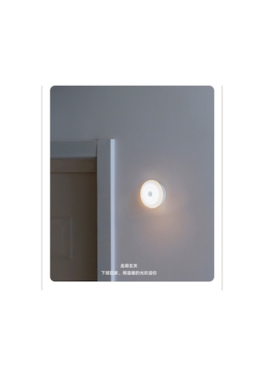 Soulader Usb İle Şarj Edilebilir Hareket Sensörlü Otomatik Gece Lambası Akıllı Led Aydınlatma Sari