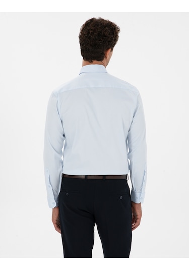 Pierre Cardin Erkek Açık Mavi Gömlek Desenli 50312330-vr003 Açik Mavi