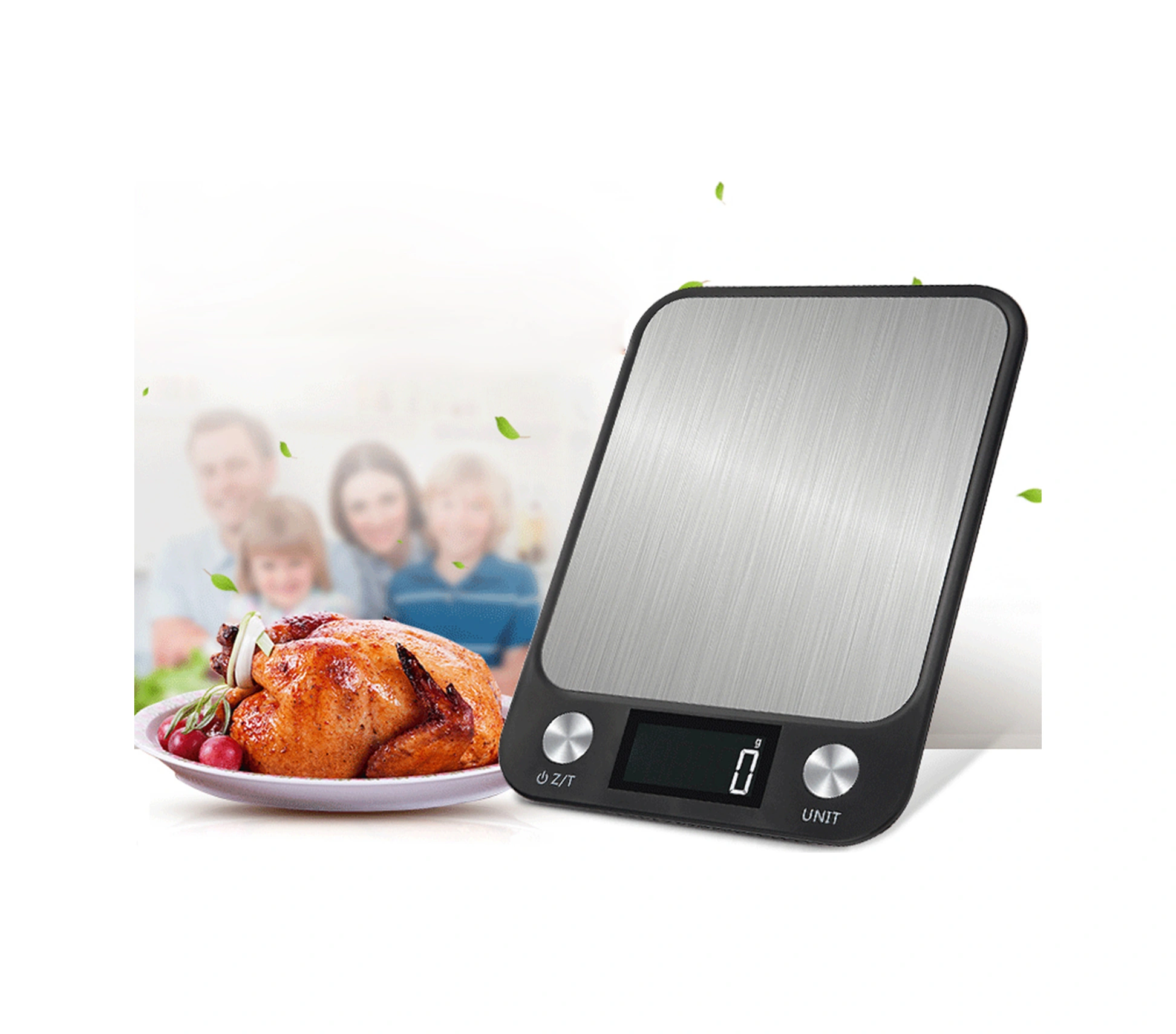 Kosona Siyah Dijital Mutfak Terazi, 5kg/1g Hassasiyet, Çeşitli Birimler G, Oz, Kg, Ml , Tare Fonksiyonu, Lcd Ekran, Enerji Tasarruflu Diğer