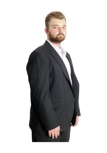 Mode Xl 21021F Superior Erkek Büyük Beden Takım Elbise Siyah