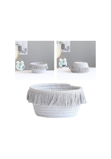 Pazly X Suntek Sepetleri Saklama Pamuklu Magideal Halat Gri Çok Cm Amaçlı 16 10 - Fs Gri