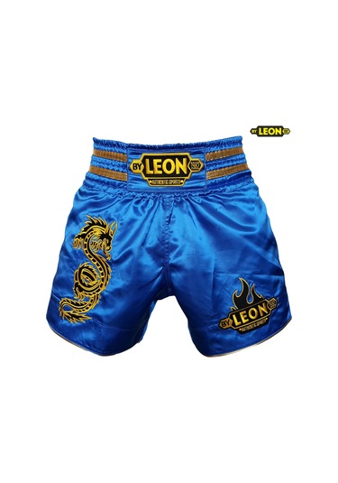 Aksaspor Leon Dragon Muay Thai Ve Kick Boks Şortu Mavi