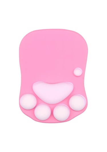 Ruicoo Sevimli Kedi Patili Silikon Bileklikli Mouse Pad - Kaymaz Tabanlı Oyun Ve Ofis Kullanımı