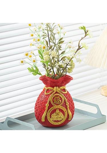 Suntek Bahar Şenliği Çanta Feng Shui Vazo Süs Reçine M
