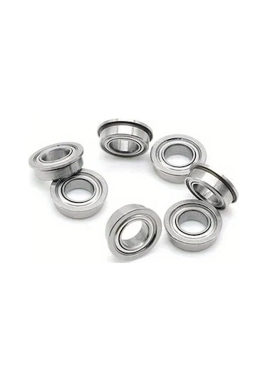 Dashanshop 5 Adet Mf148zz 8x14x4mm Mini Metal Flanged Rulman Hassas Uygulamalar İçin İnce Duvarlı