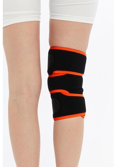 Prolife Ortopedi Patella Destekli Dizlik Siyah-turuncu