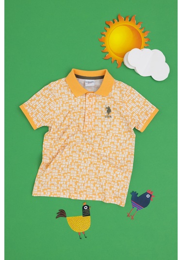 U.s. Polo Assn. Erkek Çocuk Kavun Tişört 50307150-vr202 Kavun