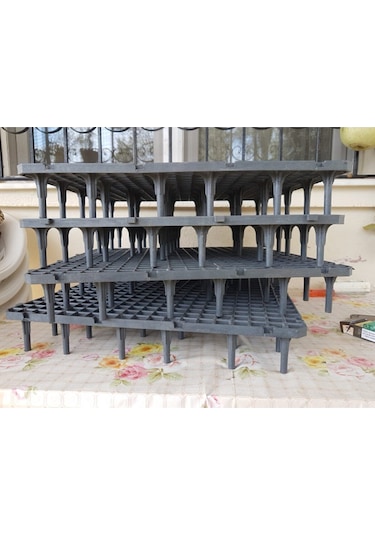 Kümes Taban Izgara En Kalın 1 M2 4 Adet 50 50 8 Cm Yükseklik Tavuk Güvercin