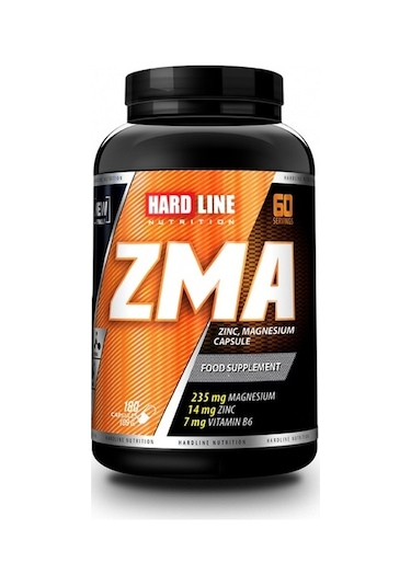Hardline ZMA Magnezyum Çinko Vitamin B6 180 Kapsül