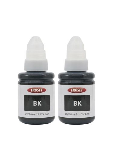 Ekoset Canon Pixma G2410 Uyumlu Siyah Mürekkep 2 Adet 135 Ml