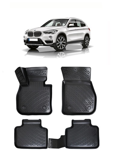 2015-2022 Bmw X1 Havuzlu Paspas 3d 1.kalite Yüksek Kenarlı