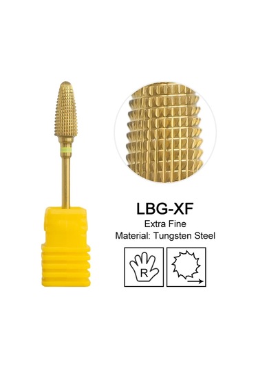 Konik Namlu Tırnak Matkap Uçları Tungsten Karbür Çivi Taşlama Kafası Freze Kesici 4xc Sert Yumuşak Jel Kaldırma Parlatma Dıy Araçları Mavi Inci