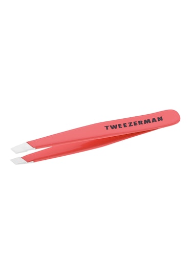 Tweezerman Mini Slant Tweezer Geranium Cımbız Mercan