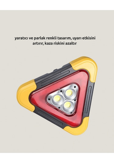 Nrzsnt 2000mah Kapasiteli Taşınabilir Üçgen Park Lambası