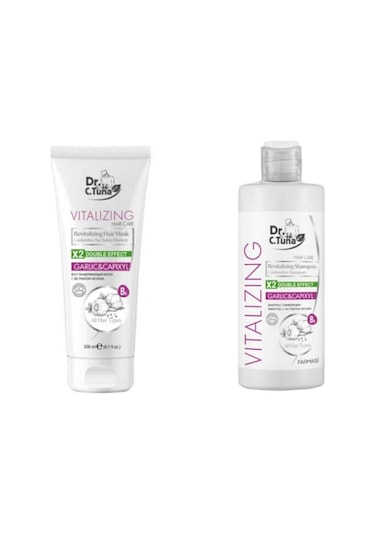 Farmasi Dr. C.Tuna Vitalizing Sarımsaklı Şampuan + Saç Bakım Maskesi 200 ML