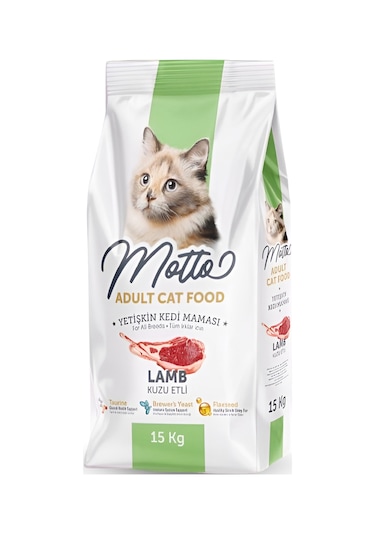 Motto Kuzu Etli Yetişkin Kedi Maması 15kg