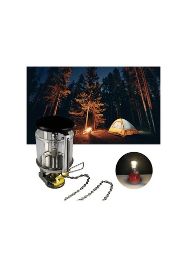 Pazly Kamp Gaz Lambası Feneri - Dış Mekan Asılı Lamba - Yüksek Kalite, Rüzgar Geçirmez, Mini Boyut Çok Renkli