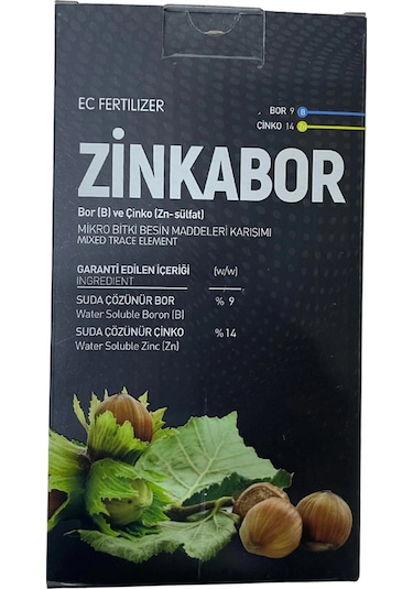 Zinkabor Ec Fertilizer Mikro Elementli Gübre 1kg 1 kg