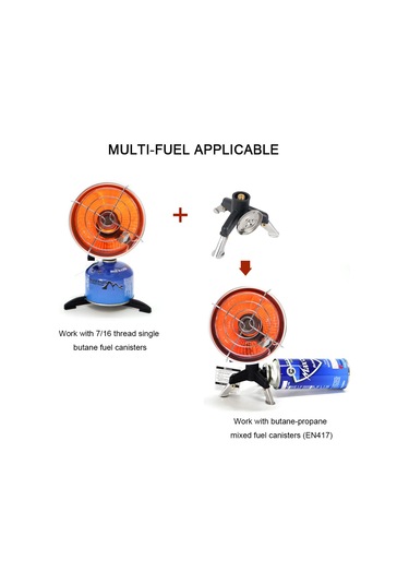 Neevoyu Taşınabilir Gazlı Isıtıcı - Kamp & Dış Mekan Kullanımı İçin Pratik Çözüm Çok Renkli