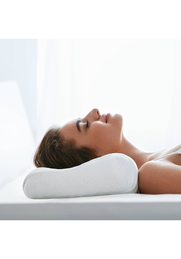 Ave Home Visco Teraheal Slim Bambu Ortopedik Boyun Destek Yastığı